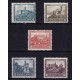 ALEMANIA 1932 Yv 462/6 SERIE COMPLETA NUEVA CON GOMA EL VALOR MAS ALTO MINT 160 €